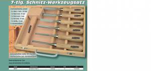 Puidupeitlite komplekt Mannesmann 7 osa